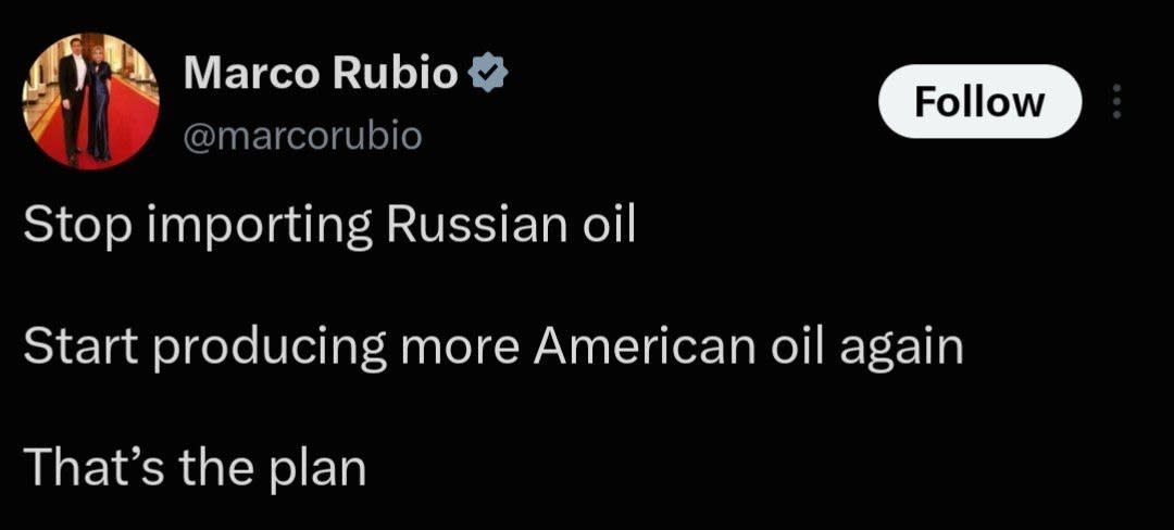 (@marcorubio/X)