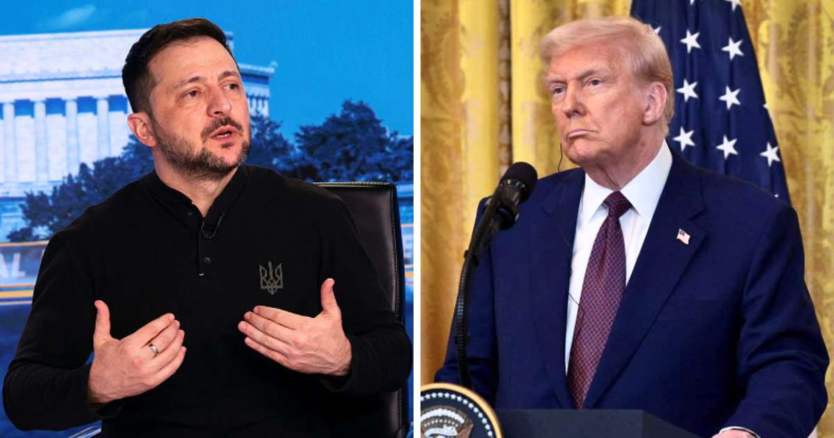Ukrainian President Volodymyr Zelenskyy was caught off guard by President Donald Trump's ceasefire announcement and said that he was unaware of the deal (Getty Images)