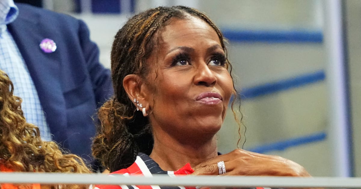 A social media post claims Democrats have canceled campaign appearances with former First Lady Michelle Obama over fraud (AP Photo/Yuki Iwamura)