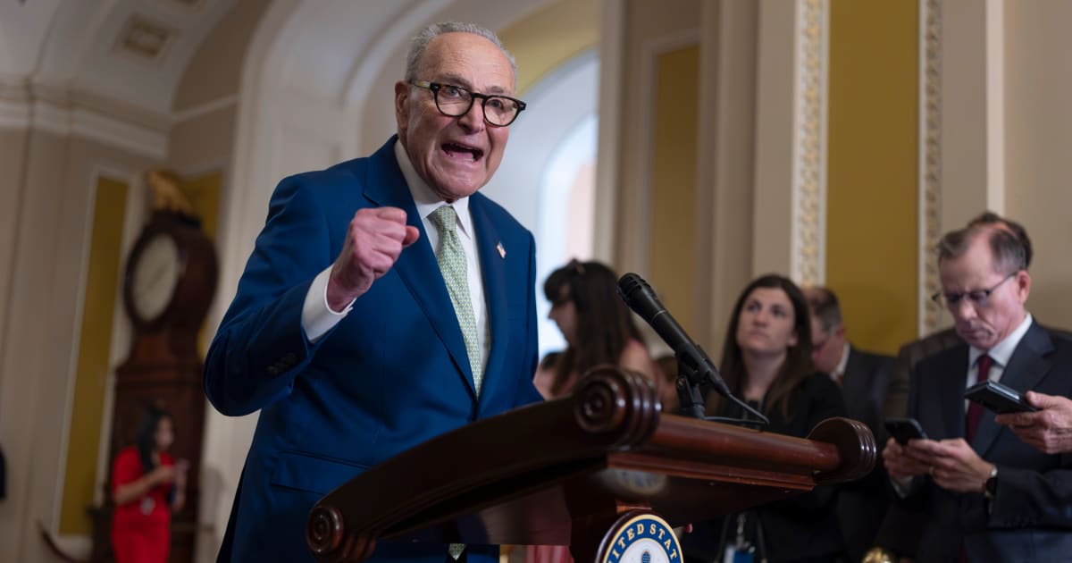 Senate Minority Leader Chuck Schumer (D-NY) warned his Democratic colleagues that Senate Republican candidates have an “enormous” financial advantage heading into battle (AP Photo/J. Scott Applewhite)