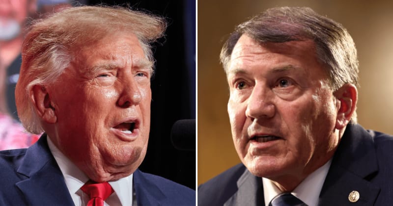 GOP senator removes Trump references from campaign website as poll numbers fall before midterms