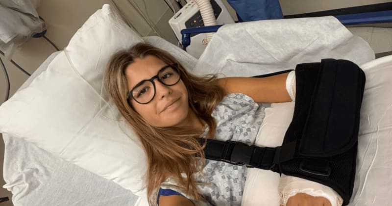 Kai Trump shares hospital bed photo after ‘unexpected’ wrist surgery threatens golf season