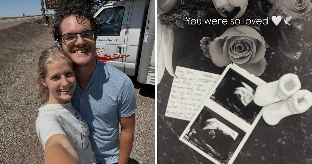 Lydia Plath and her husband, Zac Wyse, have announced the heartbreaking loss of their first child following a miscarriage (Screengrab/@lydiajoyplath/Instagram)