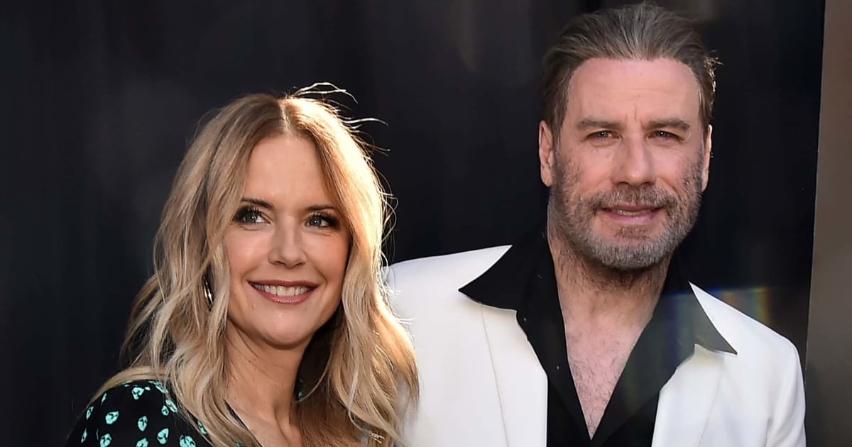 John Travolta honored Kelly Preston on her birthday with a video of daughter Ella Bleu's Paris Fashion Week debut (Getty Images)