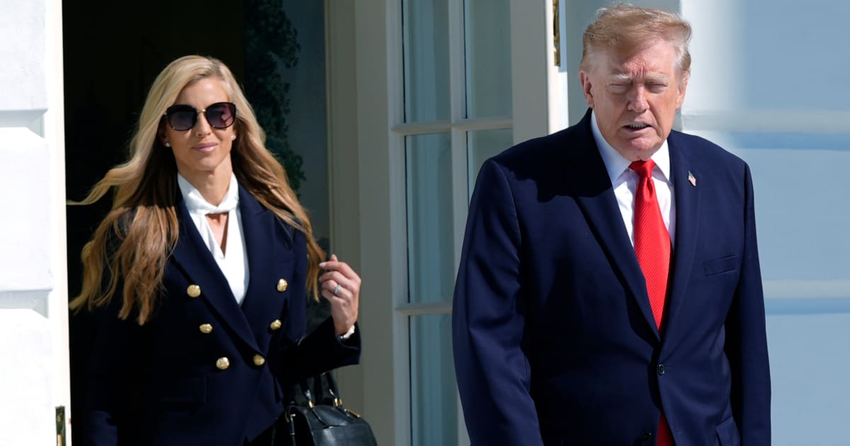 President Donald Trump walked with Zacharia as she spoke to reporters before he boarded Marine One (AP Photo/Manuel Balce Ceneta)