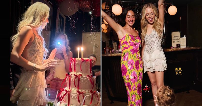 Tiffany Trump stuns in backless ivory minidress at lavish 33rd birthday celebration