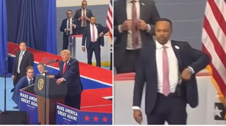 Trump rally in Alaska: Secret Service agents spring into action as man rushes toward stage in viral video