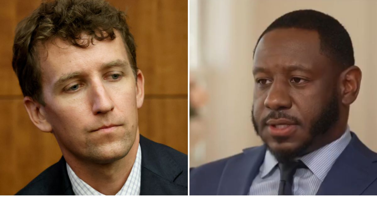 Holdout juror Michael Desronvil says Patrick Clancy’s 911 call was deeply emotional, while explaining why he stood by his guilty vote (AP Photos, Fox News/X)