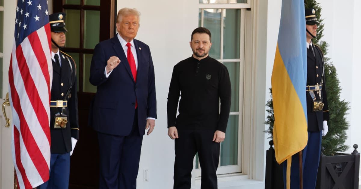 Social media rumor claims President Donald Trump accused Ukraine of interfering with the upcoming midterm election (Getty Images)