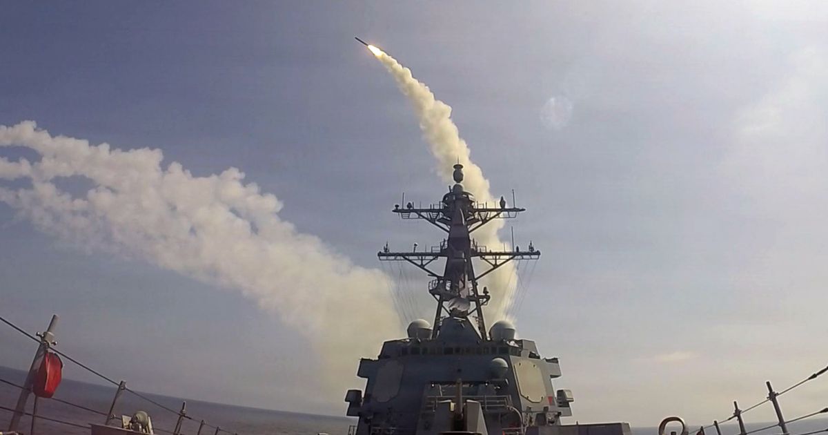 According to sources who spoke with CBS News, the White House and Pentagon have prepared plans to use the Massive Ordnance Air Blast (MOAB) bomb against Iran if President Donald Trump decides to resume strikes (Getty Images)