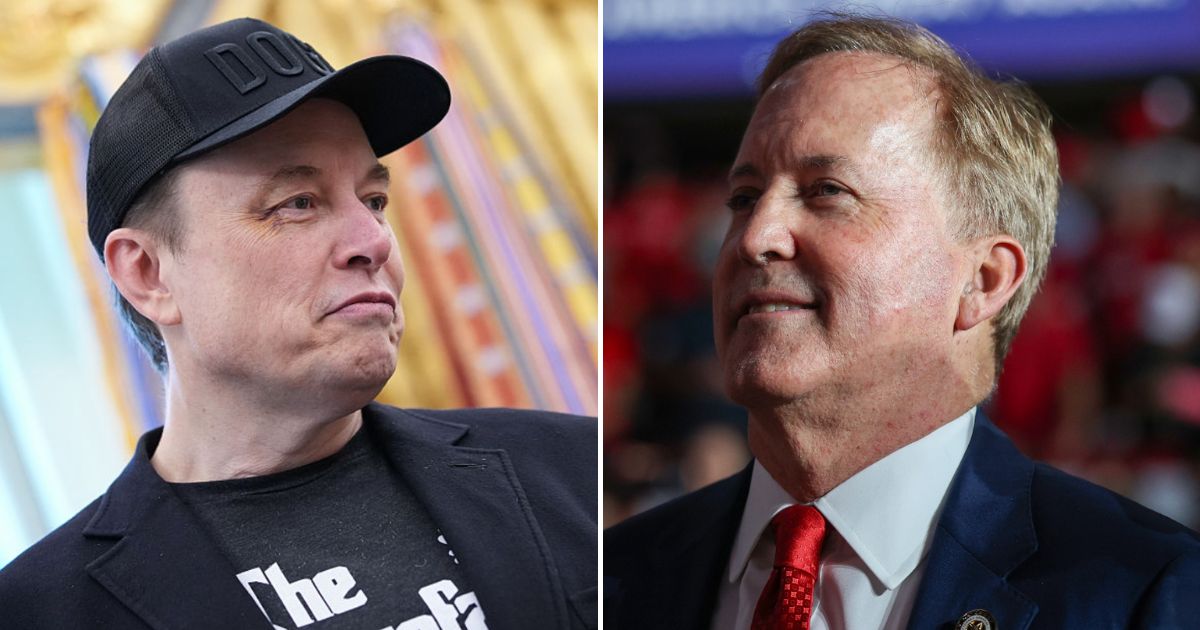 Elon Musk's donations to the Senate Leadership Fund were quickly redirected to the Texas PAC, which has reported more than $100 million in spending supporting Ken Paxton and opposing James Talarico (Getty Images)