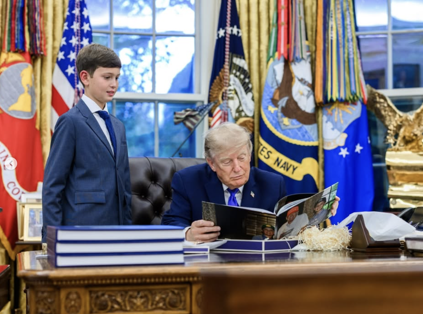 Ivanka Trump shares photos of son Joseph’s White House birthday dinner with Donald Trump